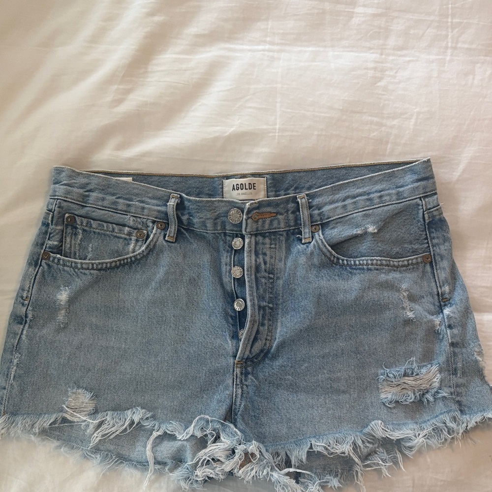 Agolde Parker Vintage Cutoff Shorts in Swapmeet